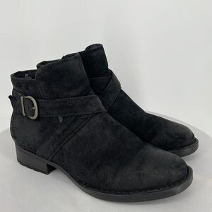 Born Women's Trinculo Leather Black‎ Ankle-High Leather Boot - 8